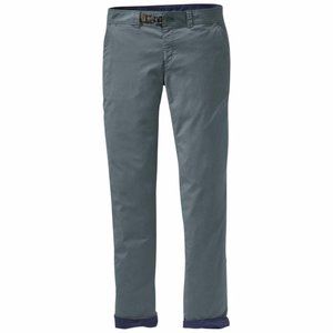 Outdoor Research 12 Women Corkie Green Hiking Chino Pants Roll Up Cuff Blue Dot